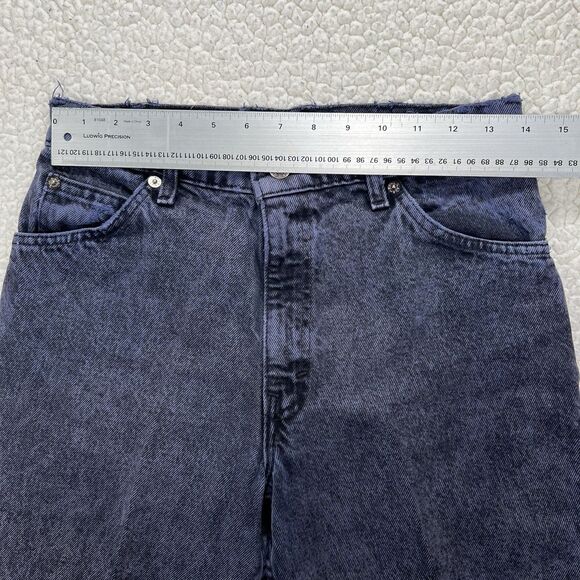 VTG Levi’s 550 Relaxed Tapered Jeans 27x228 Early 90s USA Faded Black Blue Tint - Picture 10 of 13